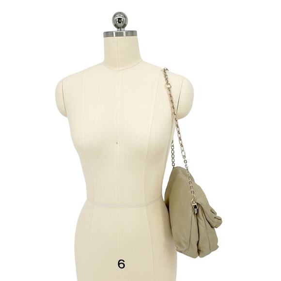 MAJE Detachable Chain Shoulder Strap in Pale Gold - Picture 4 of 8